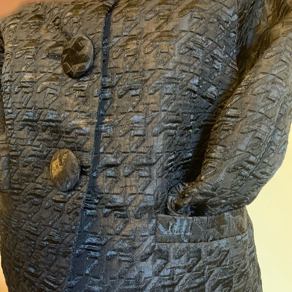 Houndstooth Cropped Jacket - Picture 5 of 11